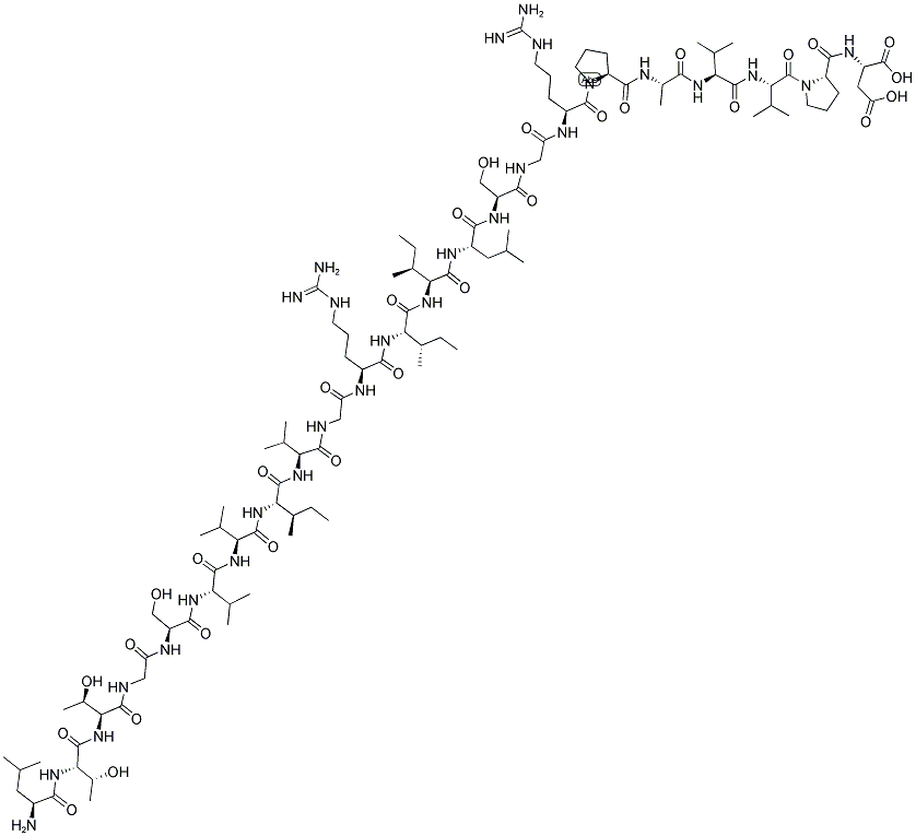 HCV NS4A PROTEIN (18-40) (JT STRAIN) Struktur