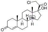 21-CHLORO-17-HYDROXYPROGESTERONE Struktur