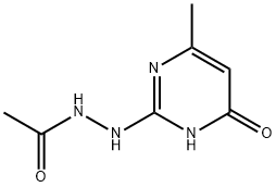 N'-(4-HYDROXY-6-METHYLPYRIMIDIN-2-YL)ACETOHYDRAZIDE Struktur