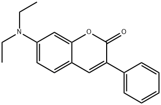 7-DIETHYLAMINO-3-PHENYLCOUMARIN Struktur