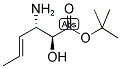 (2S,3S)-1,1-DIMETHYLETHYL 3-AMINO-2-HYDROXY-4-HEXENOATE Struktur