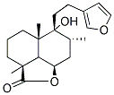 6-(2-FURAN-3-YL-ETHYL)-6-HYDROXY-2A,5A,7-TRIMETHYL-DECAHYDRO-NAPHTHO[1,8-BC]FURAN-2-ONE Struktur