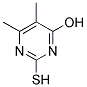 5,6-DIMETHYL-4-HYDROXY-2-MERCAPTOPYRIMIDINE Struktur