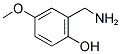 2-AMINOMETHYL-4-METHOXY-PHENOL Struktur