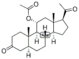 5-ALPHA-PREGNAN-11-ALPHA-OL-3,20-DIONE ACETATE Struktur