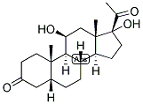 5-BETA-PREGNAN-11-BETA, 17-DIOL-3,20-DIONE Struktur