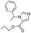 3-(1-PHENYL-ETHYL)-3H-IMIDAZOLE-4-CARBOXYLIC ACID PROPYL ESTER Struktur