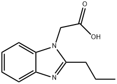 (2-PROPYL-BENZOIMIDAZOL-1-YL)-ACETIC ACID Struktur