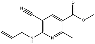 METHYL 6-(ALLYLAMINO)-5-CYANO-2-METHYLNICOTINATE Struktur