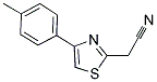 2-(4-P-TOLYLTHIAZOL-2-YL)ACETONITRILE Struktur