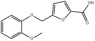 5-(2-METHOXY-PHENOXYMETHYL)-FURAN-2-CARBOXYLIC ACID Struktur