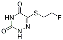 5-(2'-FLUOROETHYLTHIO)-6-AZA-URACIL Struktur