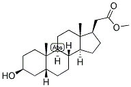 3-BETA-HYDROXY-5-BETA-ETIANIC ACID METHYL ESTER Struktur