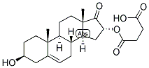 16ALPHA-HYDROXYDEHYDROEPIANDROSTERONE 16-HEMISUCCINATE Struktur