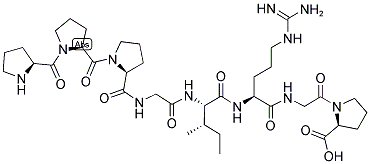 H-PRO-PRO-PRO-GLY-ILE-ARG-GLY-PRO-OH Struktur