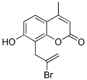 8-(2-BROMOALLYL)-7-HYDROXY-4-METHYL-2H-CHROMEN-2-ONE Struktur