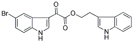 2-(1H-INDOL-3-YL)ETHYL 2-(5-BROMO-1H-INDOL-3-YL)-2-OXOACETATE Struktur