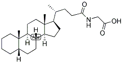 5-BETA-CHOLANIC ACID N-(CARBOXYMETHYL)-AMIDE Struktur