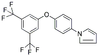 1-[4-[3,5-BIS(TRIFLUOROMETHYL)PHENOXY]PHENYL]PYRROLE Struktur