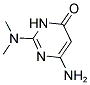 6-AMINO-2-(DIMETHYLAMINO)PYRIMIDIN-4(3H)-ONE Struktur