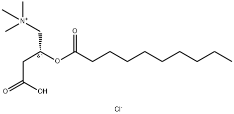 DECANOYL-L-CARNITINE CHLORIDE Struktur