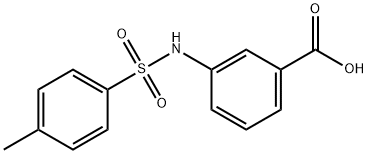 3-(((4-METHYLPHENYL)SULFONYL)AMINO)BENZOIC ACID Structure