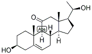 5-PREGNEN-3-BETA, 20-BETA-DIOL-11-ONE Struktur