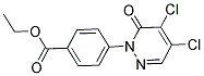 ETHYL 4-(4,5-DICHLORO-6-OXO-1,6-DIHYDROPYRIDAZIN-1-YL)BENZOATE Structure