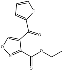 4-(FURAN-2-CARBONYL)-ISOXAZOLE-3-CARBOXYLIC ACID ETHYL ESTER Struktur