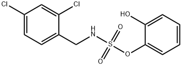 N-(2,4-DICHLOROBENZYL)2-HYDROXYPHENYLSULFAMATE Struktur