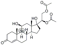 4-PREGNEN-11-BETA, 17,20-BETA, 21-TETROL-3-ONE 20,21-DIACETATE Struktur