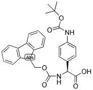 FMOC-L-PHG(4-NH-BOC) Struktur