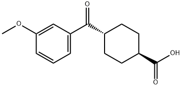 TRANS-4-(3-METHOXYBENZOYL)CYCLOHEXANE-1-CARBOXYLIC ACID price.