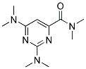 2,6-BIS(DIMETHYLAMINO)-N,N-DIMETHYLPYRIMIDINE-4-CARBOXAMIDE Struktur