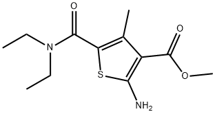 2-AMINO-5-DIETHYLCARBAMOYL-4-METHYL-THIOPHENE-3-CARBOXYLIC ACID METHYL ESTER price.