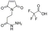 3-MALEIMIDOPROPIONIC ACID HYDRAZONIUM, TRIFLUOROACETATE Struktur