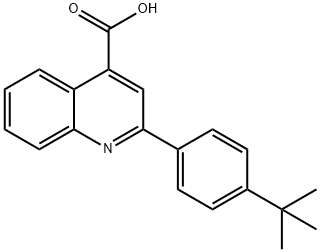 2-(4-TERT-BUTYL-PHENYL)-QUINOLINE-4-CARBOXYLIC ACID Struktur