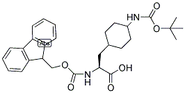 FMOC-L-CIS/TRANS-CHA(4-NH-BOC) Struktur