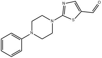 2-(4-PHENYLPIPERAZINO)-1,3-THIAZOLE-5-CARBALDEHYDE Struktur