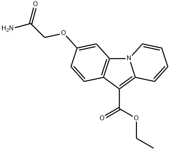 ETHYL 3-(2-AMINO-2-OXOETHOXY)PYRIDO[1,2-A]INDOLE-10-CARBOXYLATE Struktur