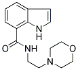 N-(2-MORPHOLINOETHYL)-(1H)-INDOLE-7-CARBOXAMIDE Struktur