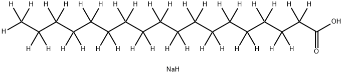 SODIUM OCTADECANOATE-D35 Struktur