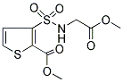 METHYL N-(METHOXYCARBONYLMETHYL)-3-SULFAMOYL-2-THIOPHENECARBOXYLATE Struktur