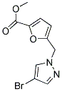 METHYL 5-[(4-BROMO-1H-PYRAZOL-1-YL)METHYL]-2-FUROATE Struktur