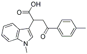 2-(1-METHYLINDOL-3-YL)-4-(4-METHYLPHENYL)-4-OXOBUTANOIC ACID Struktur