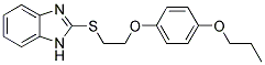 2-([2-(4-PROPOXYPHENOXY)ETHYL]THIO)-1H-BENZIMIDAZOLE Struktur