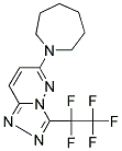 6-AZEPAN-1-YL-3-(PENTAFLUOROETHYL)[1,2,4]TRIAZOLO[4,3-B]PYRIDAZINE Struktur