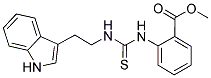 METHYL 2-((((2-INDOL-3-YLETHYL)AMINO)THIOXOMETHYL)AMINO)BENZOATE Struktur