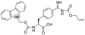 FMOC-L-PHE(4-AMIDINO-ALLOC) Struktur