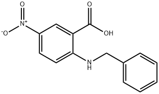 2-BENZYLAMINO-5-NITRO-BENZOIC ACID Struktur